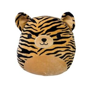 Squishmallow Tina the Tiger 12" Orange and Black Plush Kellytoy Stuffed Animal
